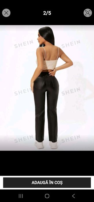 Pantaloni imitație piele