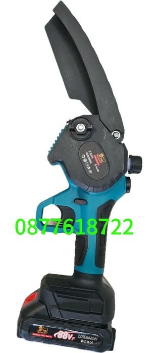 Акумулаторен верижен безчетков мини трион(резачка) 21v