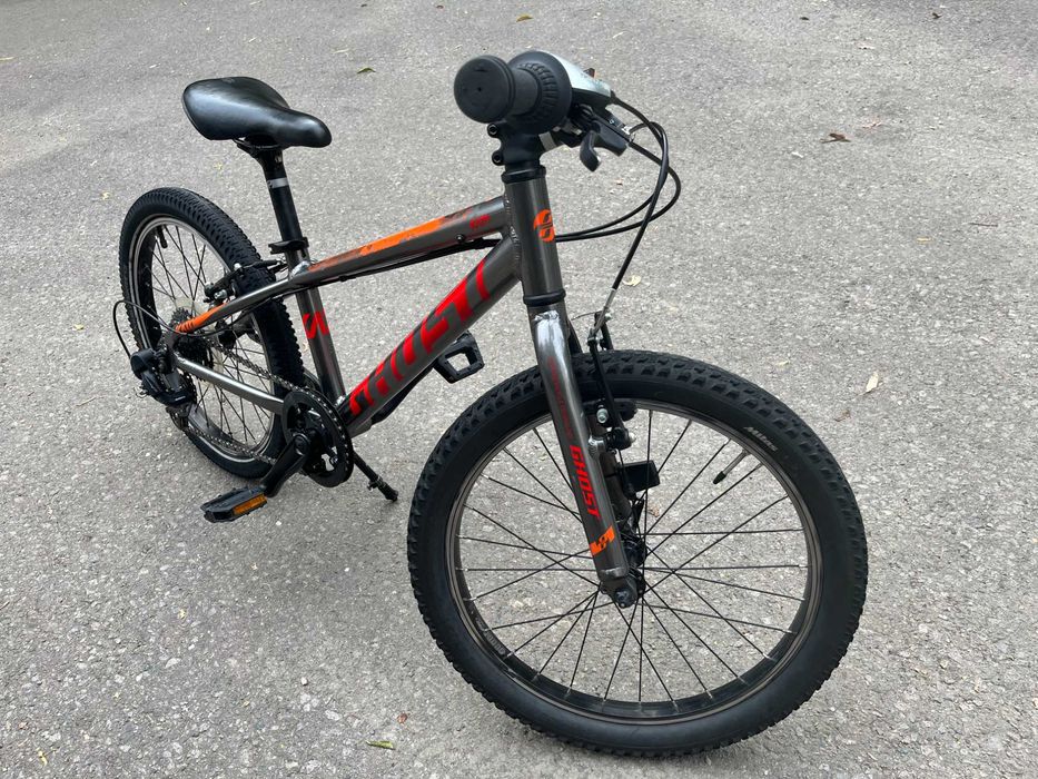 Bicicleta copii Ghost Kato 20" Essential silver/orange