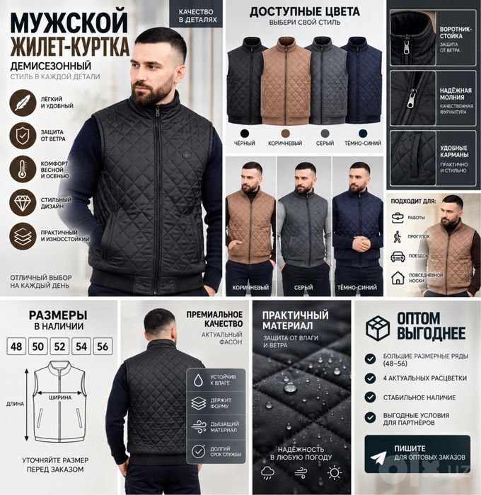 Мужская одежда,Верхняя одежда,Куртки,жилетки