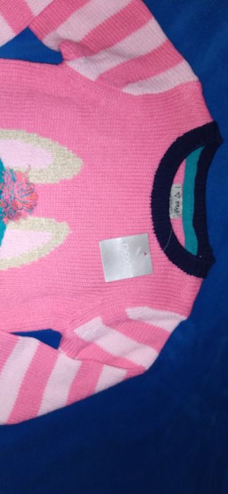 Next нова с етикет плетена рокля за 2-3 г