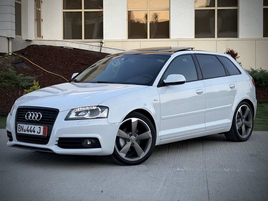 Audi A3 1.4 Tfsi Euro 5 S line Alb Perlat Panoramic