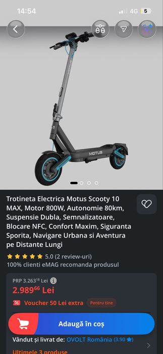 vand trotineta motus t10 max
