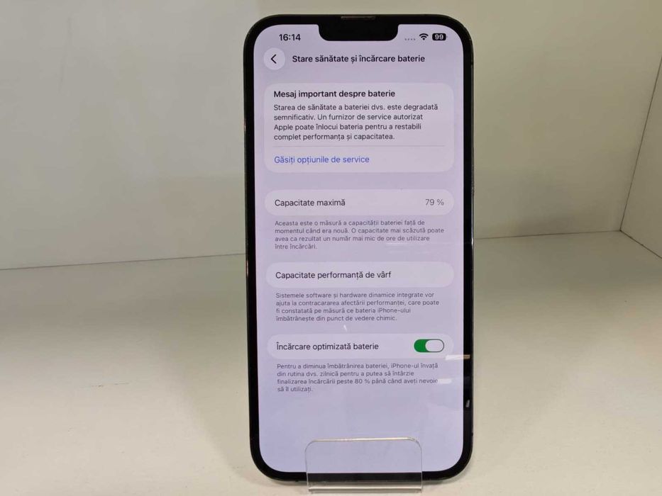 Telefon Iphone 13 Pro Max 128Gb – Baterie 79% (Ag8 Tudor/B75391) – Garantie 2 Ani!