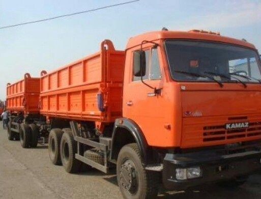Дресва, щебень, песок, отсев, чернозем, шлак и др.