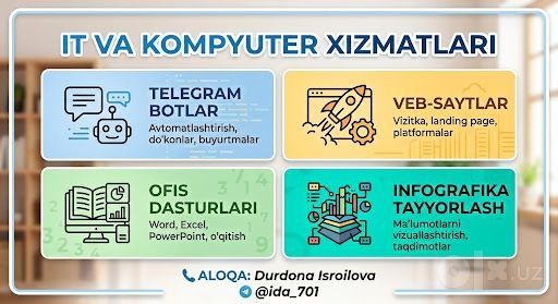Tez va ishonchli kompyuter xizmatlari