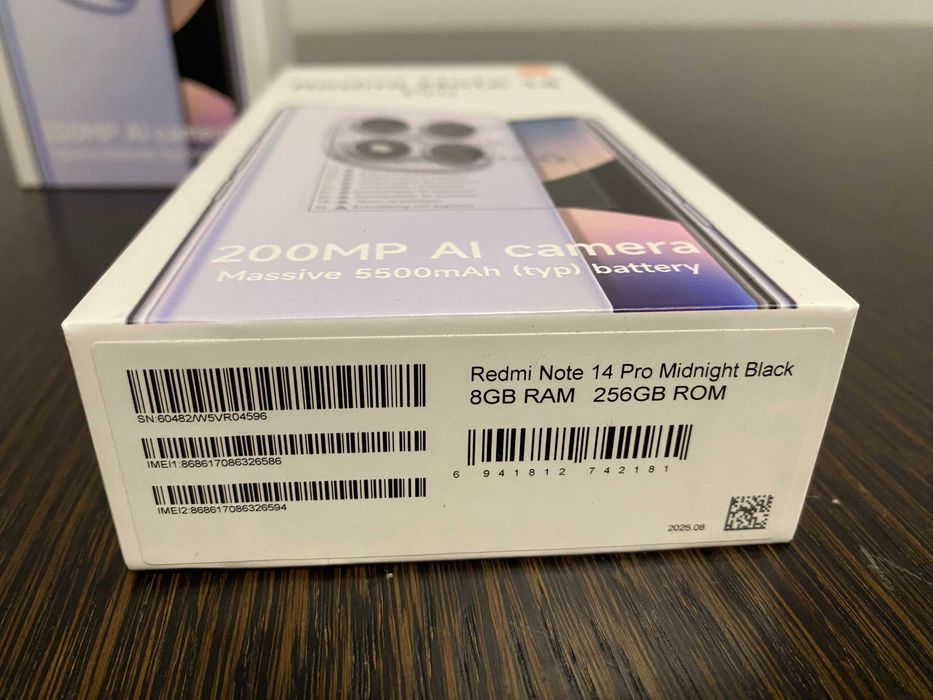 Redmi note 14 Pro 256Gb Black Nou sigilat