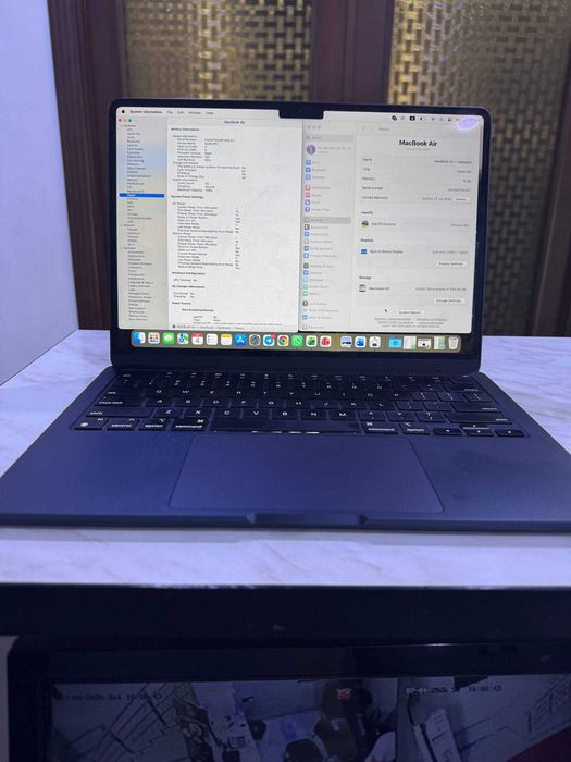 Mac Air M3 13,6-inch 512GB (battery - 100%, cycle count - 25)