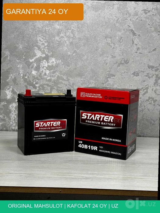 Akumlyator Starter 40Ah 440CCA matiz labo spark akkumulator