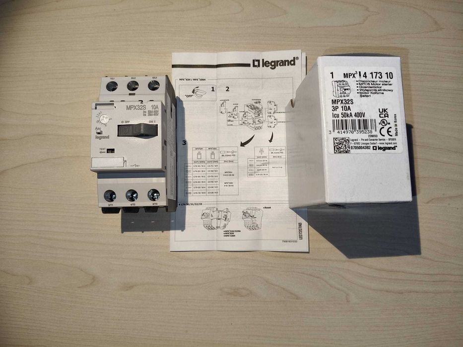 Protecție motor MPX 32S 6-10A, Legrand