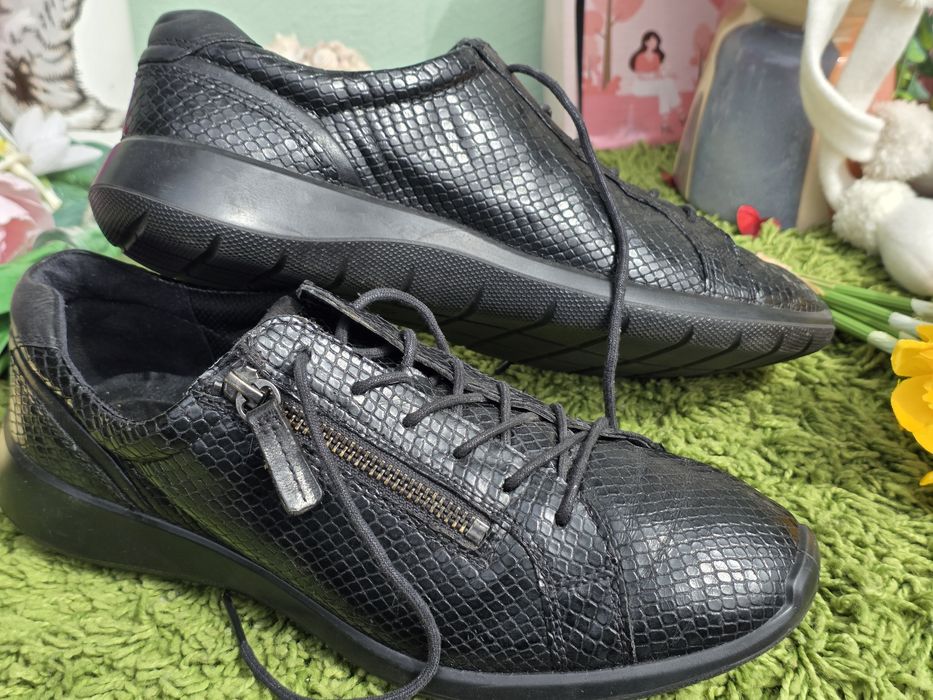 Ecco кецове естествена кожа N39