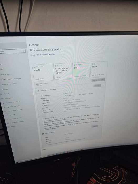 Vand pc  in stare perfecta