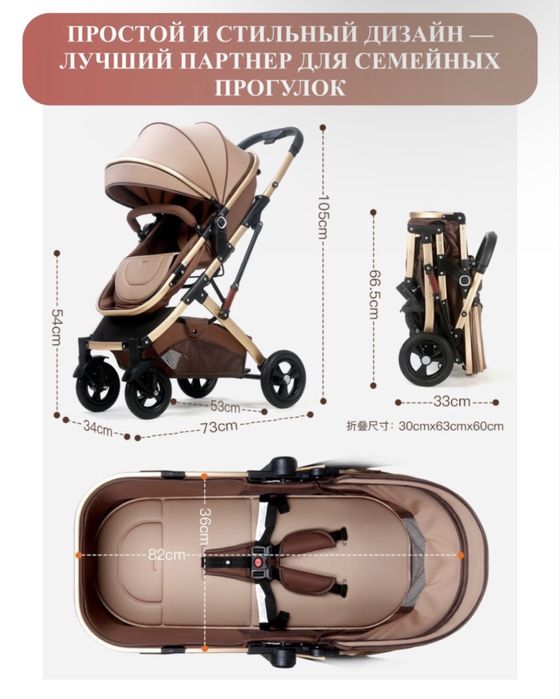 Продаю коляску новую, неиспользованная