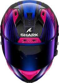 Топ цена Мото Каска за мотор SHARK AERON FULL CARBON Purple/Blue