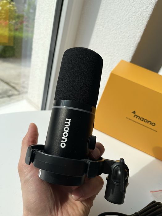 Microfon Podcast Maono pentru PC anulare zgomot