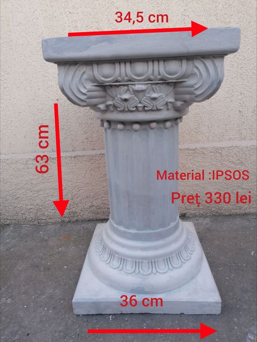 COLOANE decorative, romane, grecești, în stil baroc