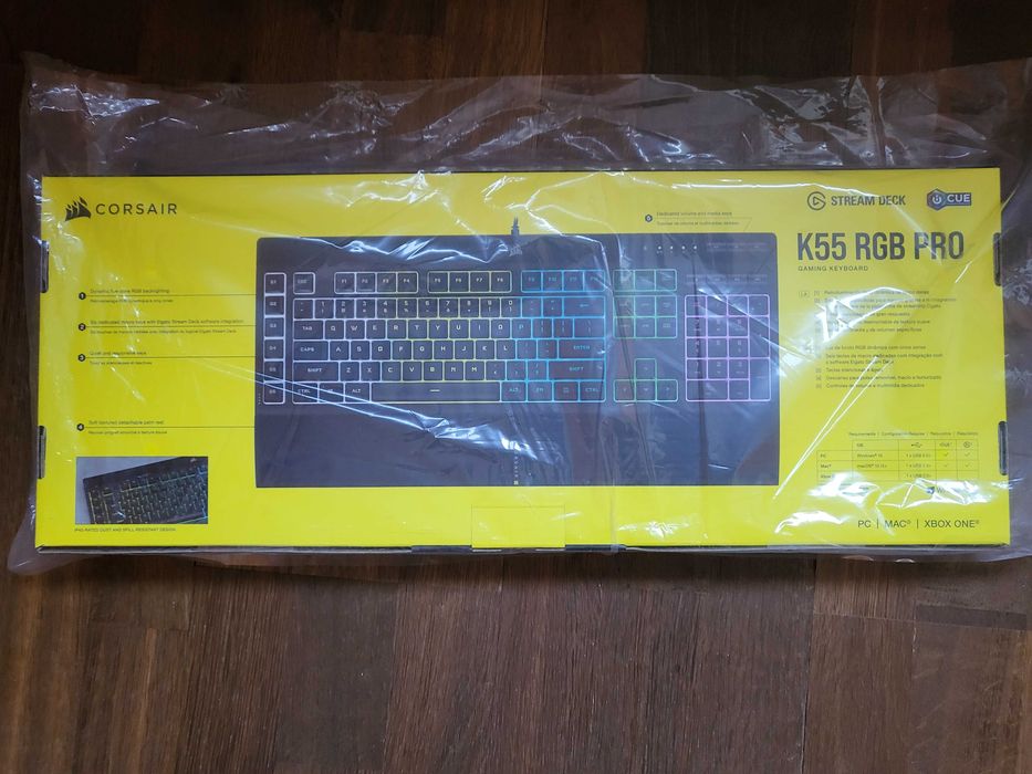 Чисто нова Геймърска Клавиатура Corsair K55 Pro RGB