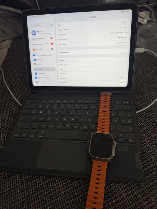 Ipad si apple watch ultra 1