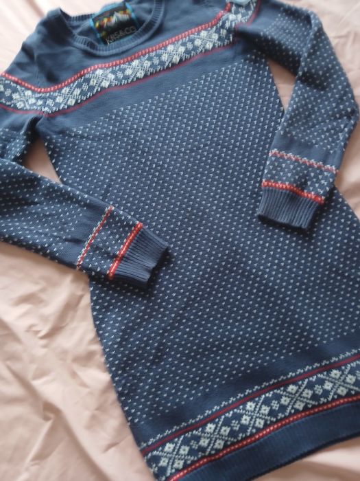 Зимна рокля коледна S