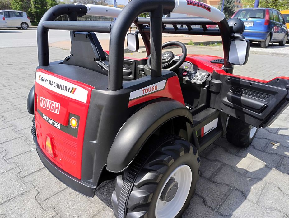 TEXAS акумулаторен трактор HARVEST червен