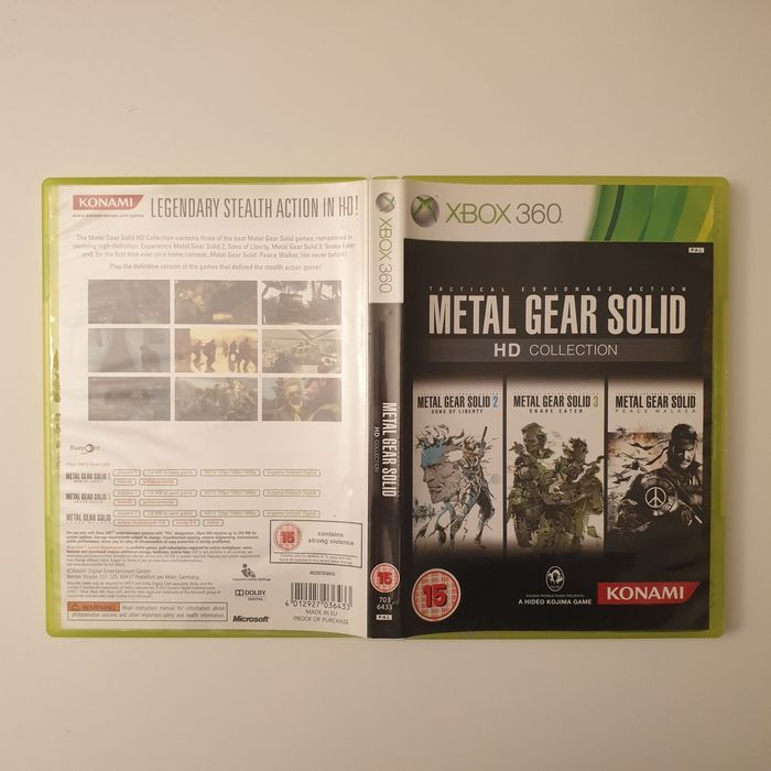 Metal Gear Solid HD Collection Xbox 360