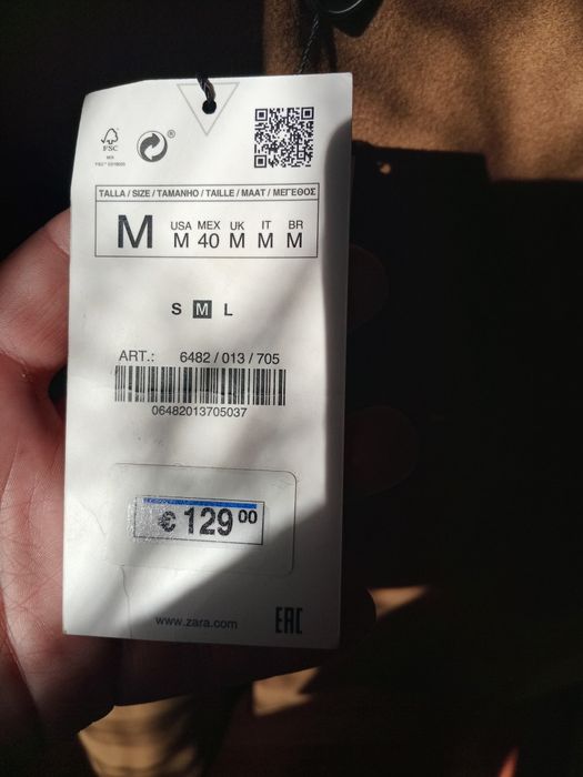 Palton Zara barbatesc