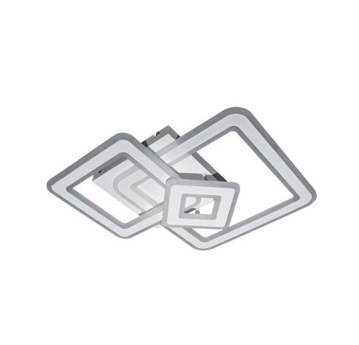 Led полилей Hydrangea с дистанционно управление, 160 W, бял, акрил