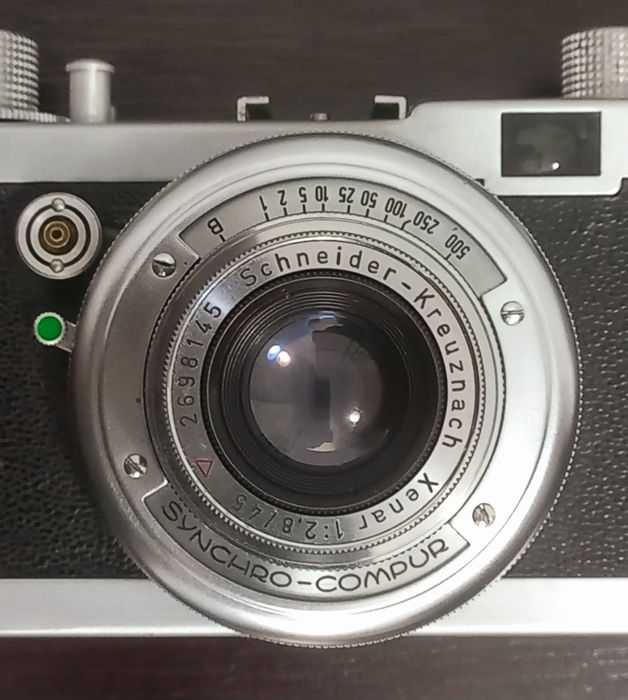 Aparat foto film Voss Diax 1a cu obiectiv Schneider Kreuznach-vintage,