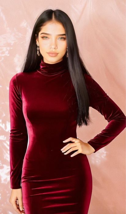 Срочно! Бардовое платье