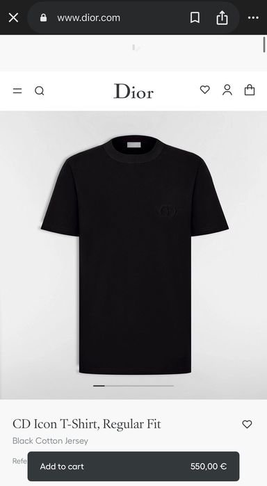 Оригинална мъжка тениска Christian Dior