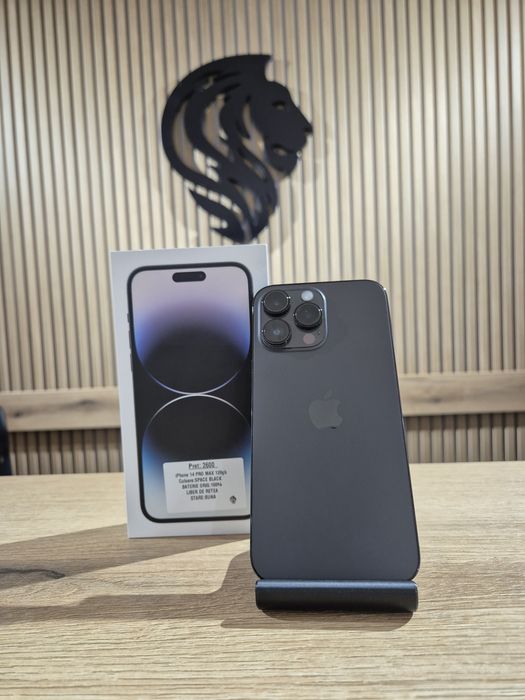 iPhone 14 Pro Max 128gb Black Bat 100% Originala/Fact+Garantie