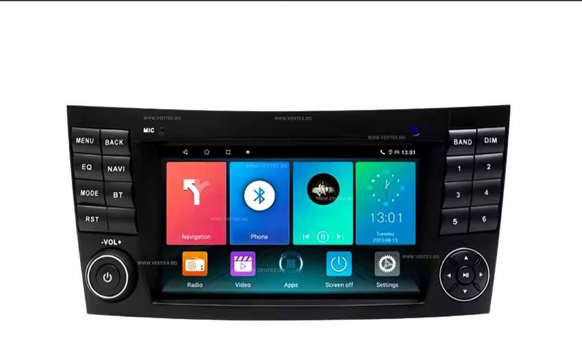 Мултимедия за Mercedes E clasa W211 Android14,CPU:d8-ядрен,6GB,ROM:128