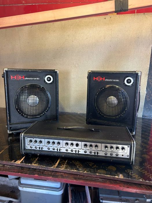 Тонколони DJ koлони 12 инча усилвател  HH внос от Англия