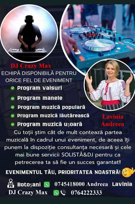 DJ  Mc  evenimente solista