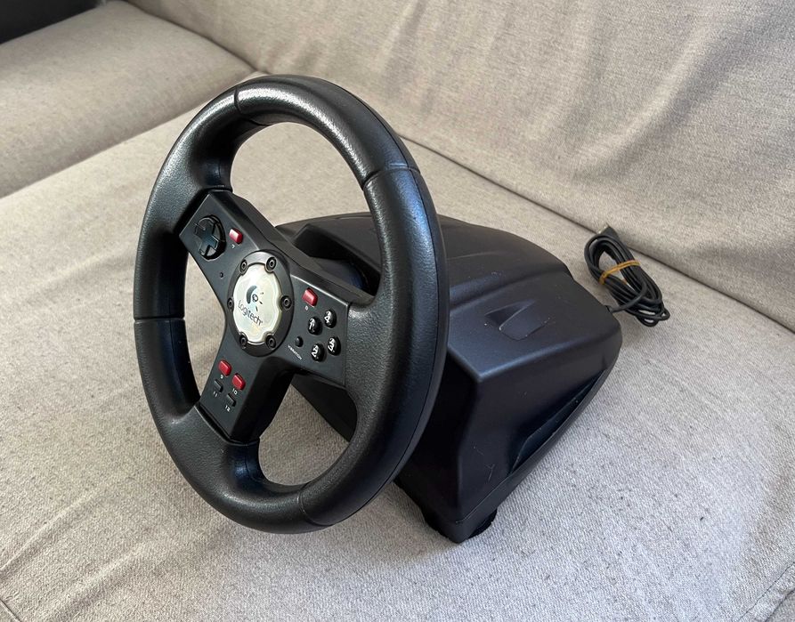 Volan Logitech Formula Vibration Feedback USB PC fara pedale