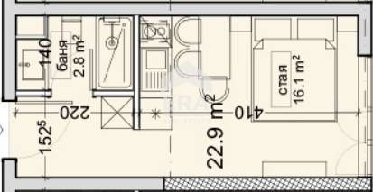 Продава се Едностаен апартамент в Варна, Владислав Варненчик - 26 кв.м за 863 €/кв.м - Снимка #3