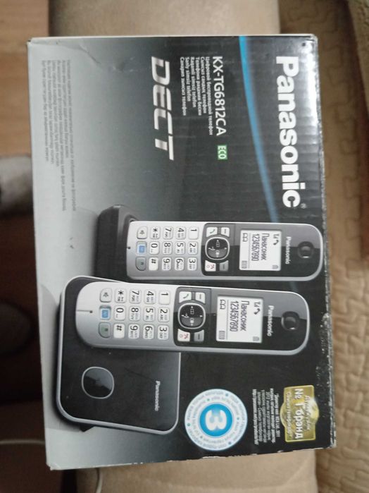 Продам радио телефоны Panasonic б/у 2 трубки б/у