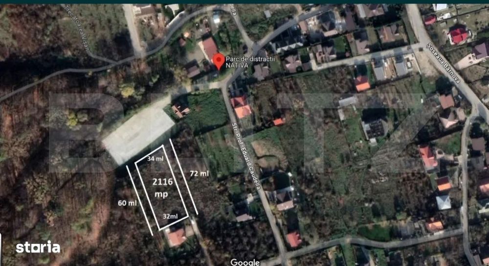 Oportunitate Teren intravilan 2346 mp Iasi langa Parcul Nativa