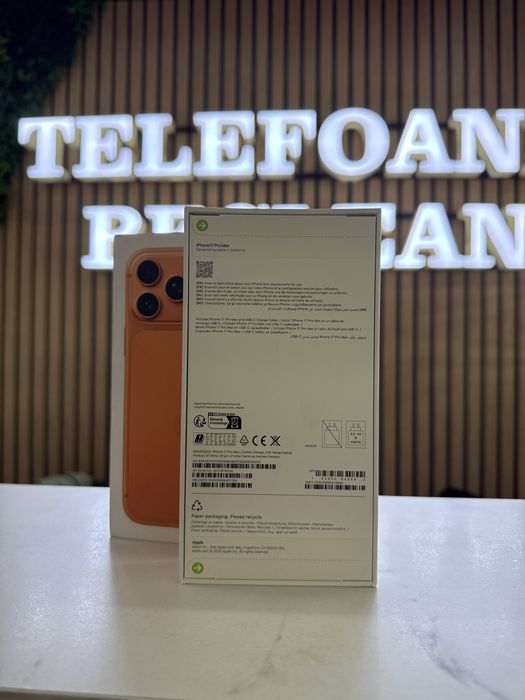 Apple iPhone 17 Pro Max 2TB – / Orange / Sigilat