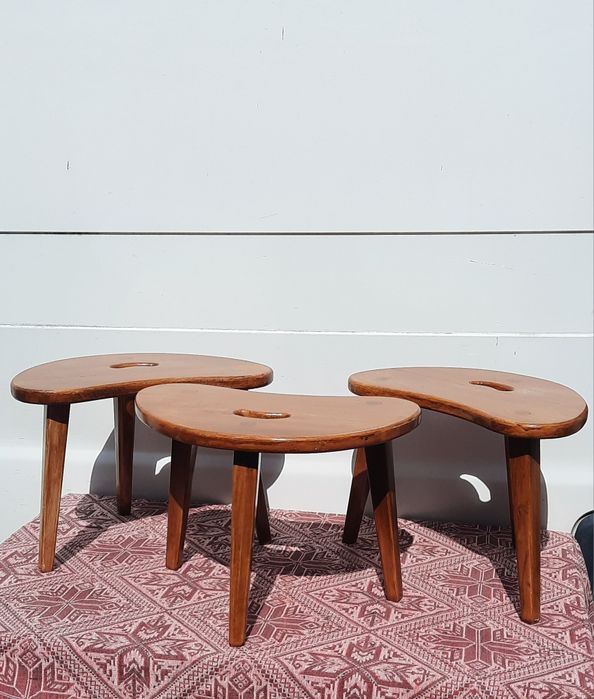 Дървени столчета за синия