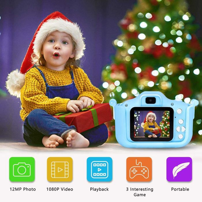 Дигитален детски фотоапарат STELS , Селфи камера, 16GB SD карта