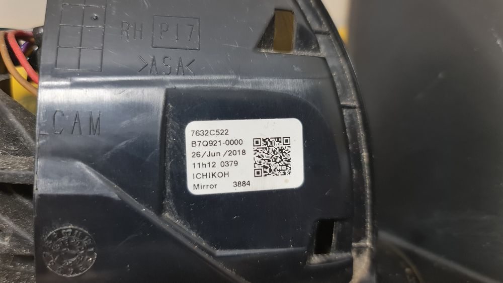 Brat oglinda dreapta Mitsubishi Outlander 3 facelift camera 2015+