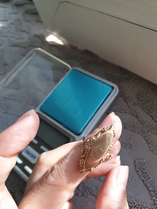 Кольцо золото лодка СССР