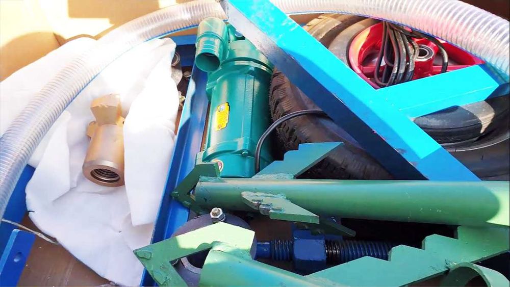 Нова Сонда за вода с 4 колела Mobi130H-220V /Хидравлика ход/ до 130м