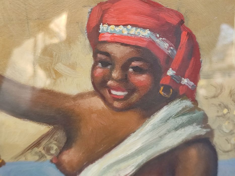 Tablou Cadâna și odalisca