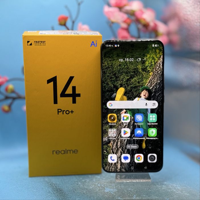 Realme 14 Pro+ 5G, Dual SIM, 512GB, 12GB RAM, Suede Grey