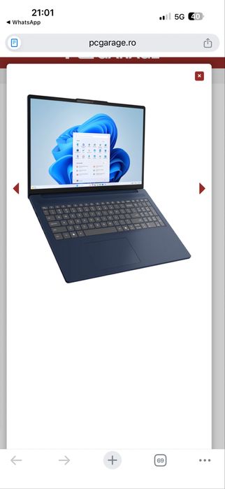 Laptop Lenovo IdeaPad Slim 3 Ryzen 7 7735HS 16GB ddr 5 1TB SSD