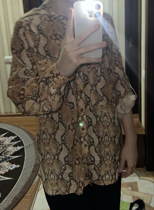 Стильная рубашка-туника