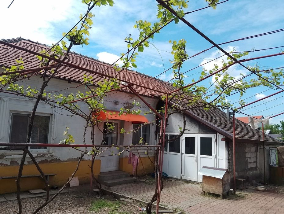 Două case în aceeași curte cu teren 970mp.la str. asfaltată,cu utilit