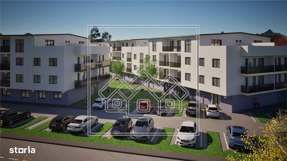 Apartament nou, 3 camere si balcon, 64 mp utili, Selimbar